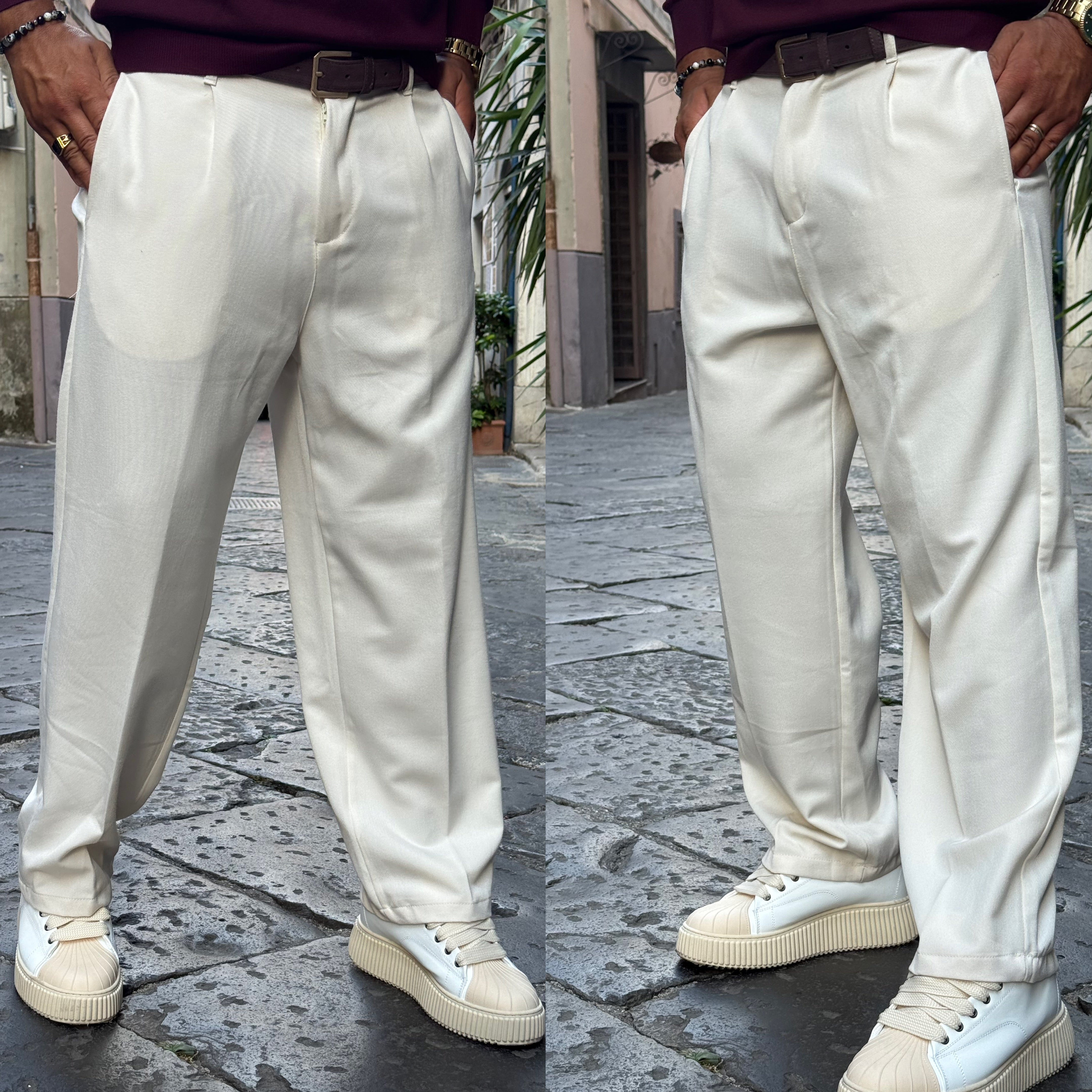 Pantalone baggie duca Homme