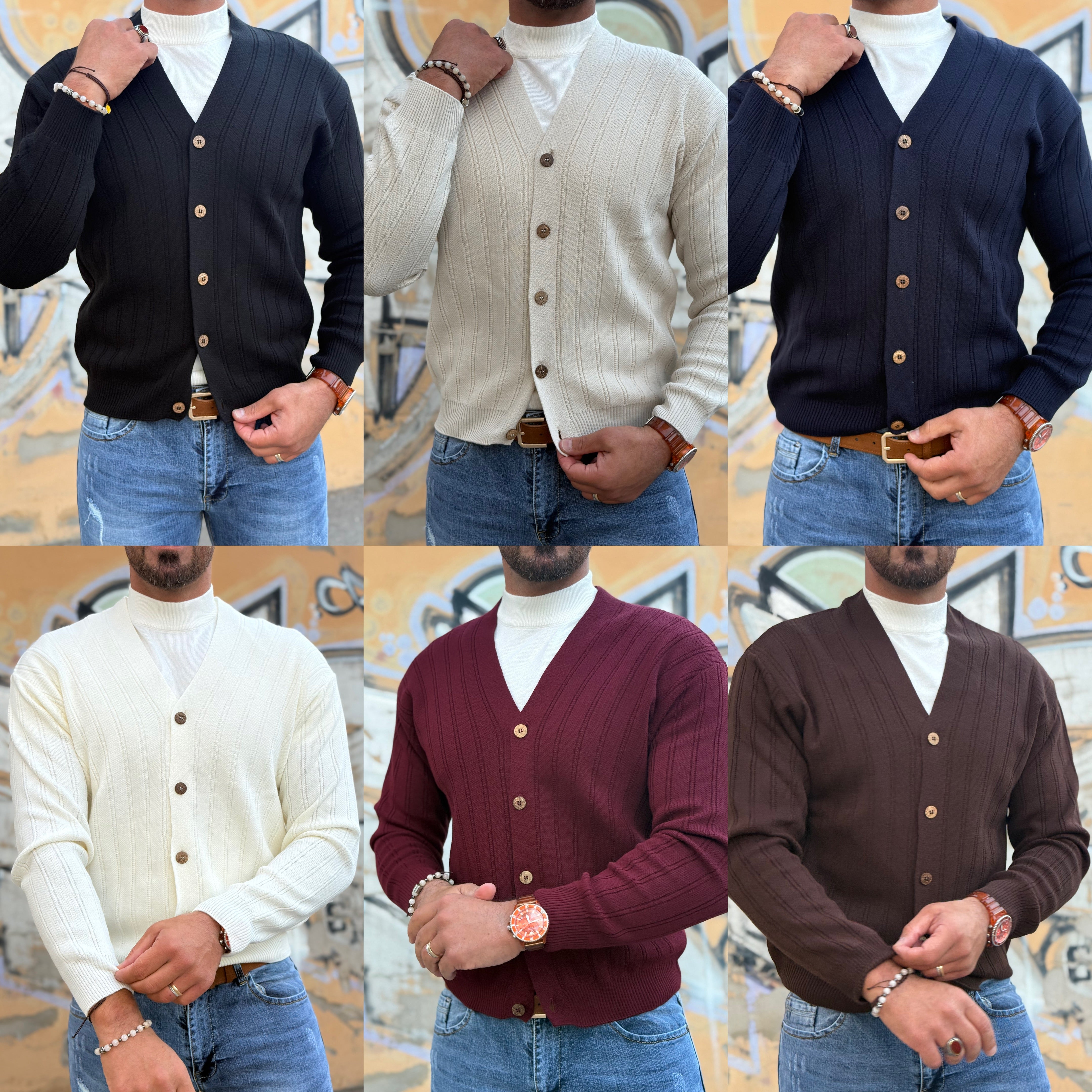 Cardigan a costine blacksunday