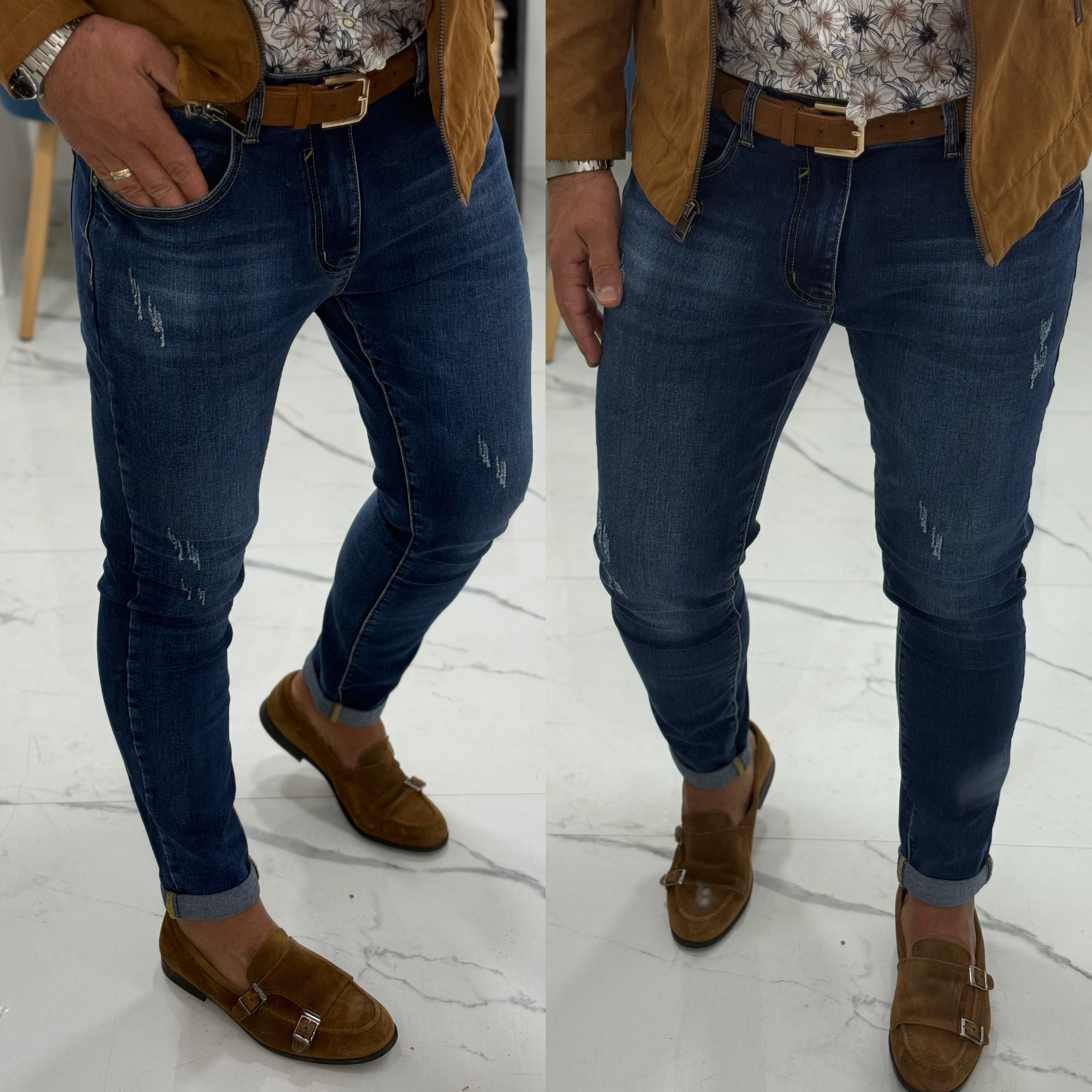 Combo camicia jeans e giubbino Ddsmile