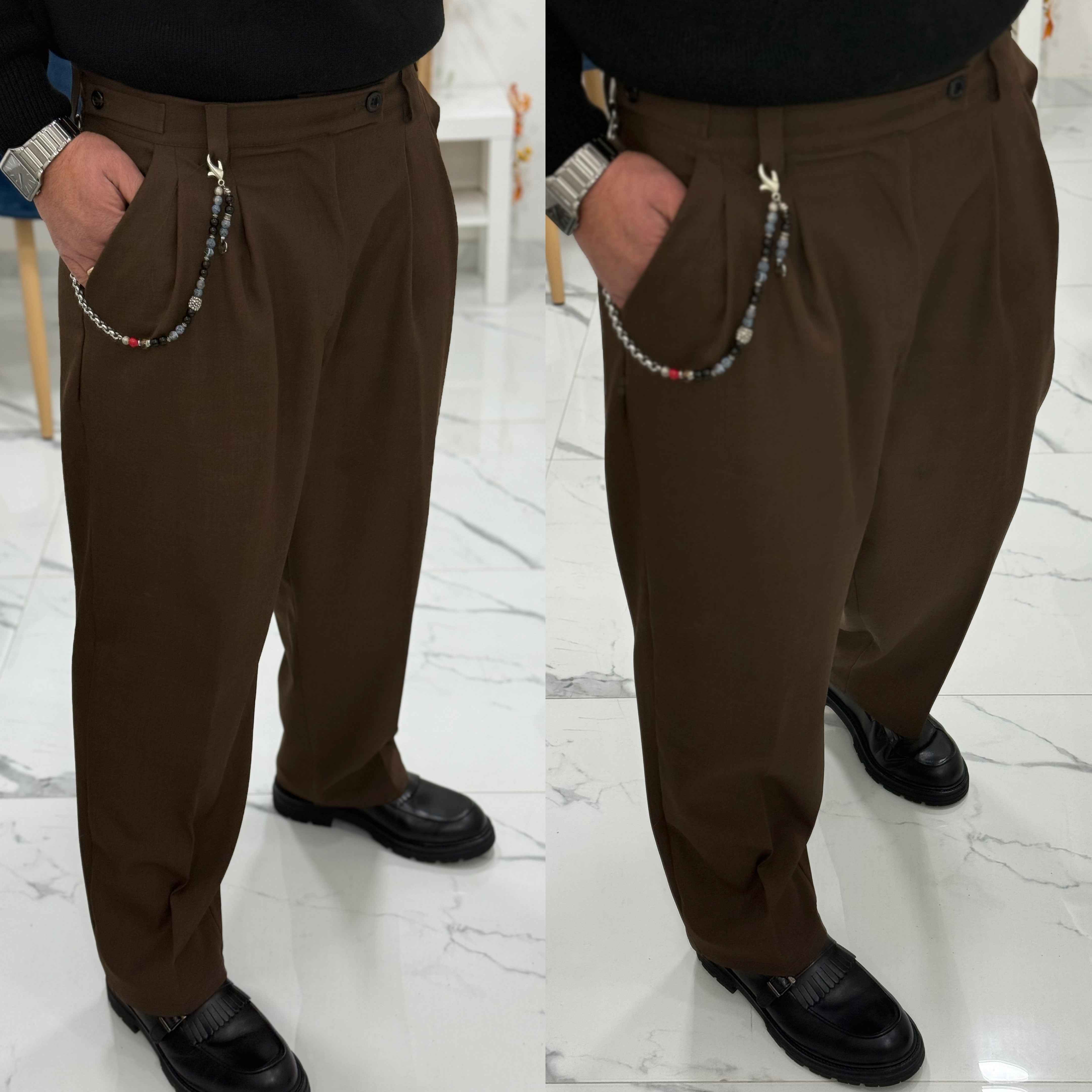 Pantalone fondo largo Style