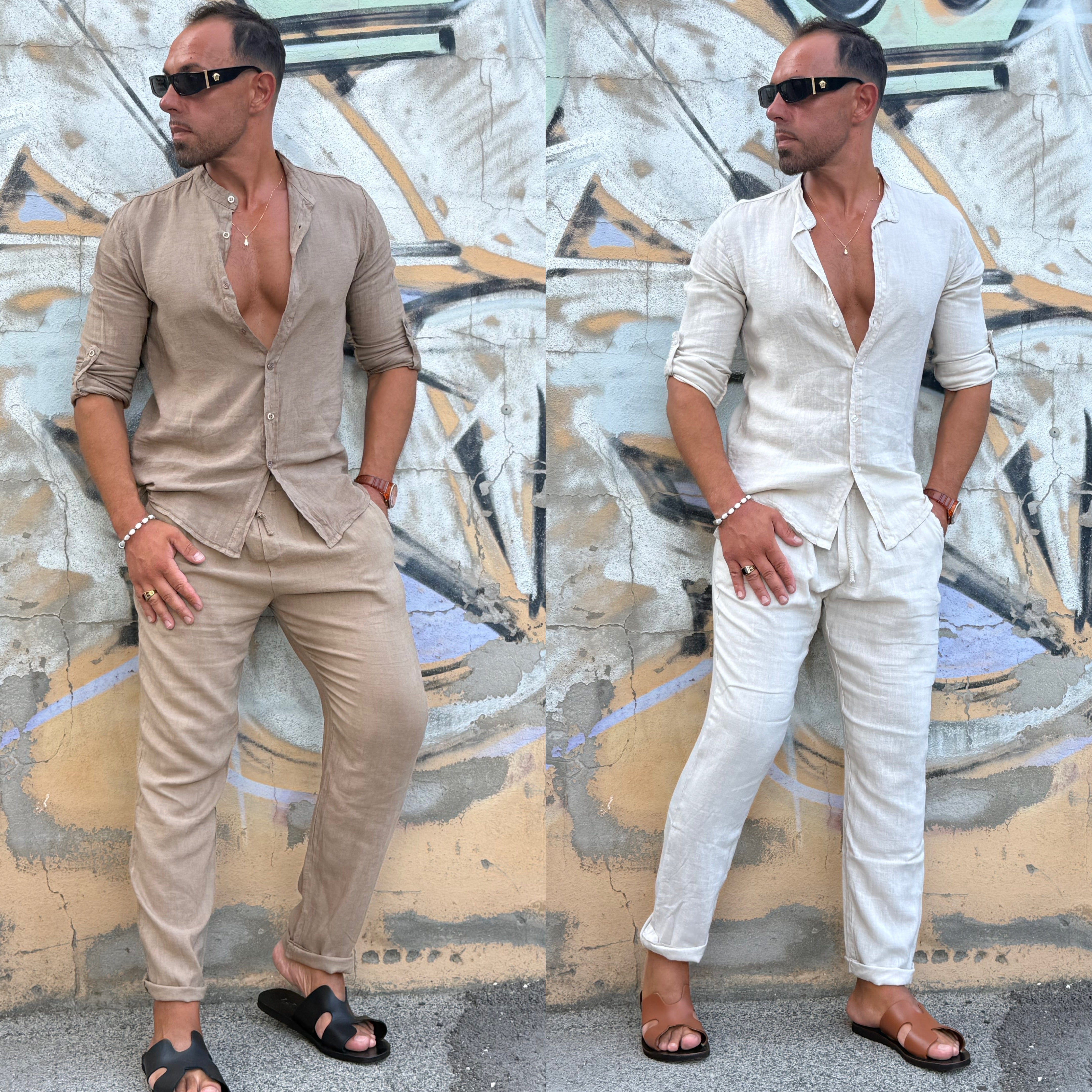 Coordinato in 100%lino Cuba