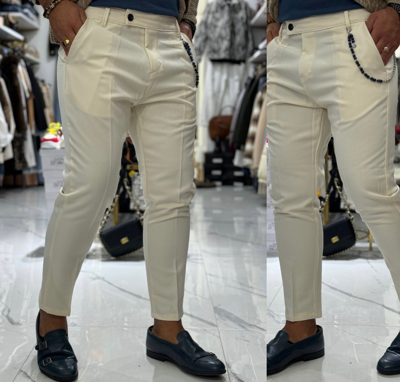 Pantalone con catenina Capri Milan